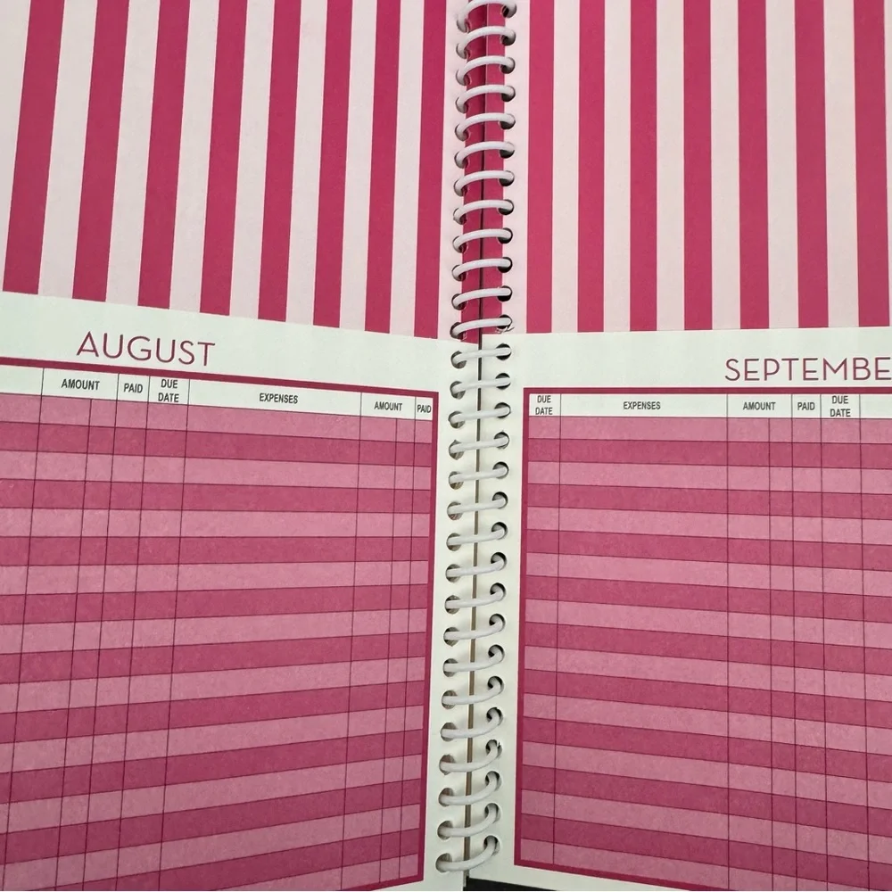 Home Finance Bill Organizer monthly pockets Budget planner girls just want NEW